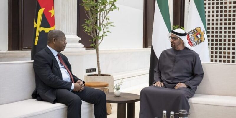 UAE and Angolan Presidents discuss enhancing bilateral cooperation