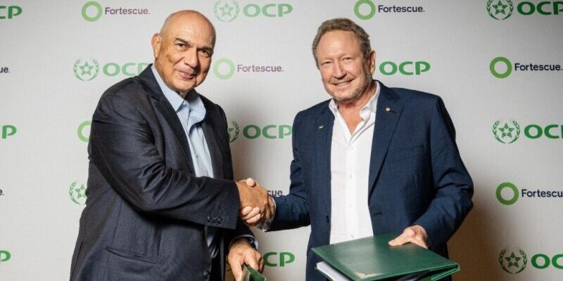 Fortescue Energy and OCP Group Forge Green Hydrogen Partnership in Morocco
